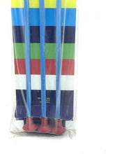 Load image into Gallery viewer, VINTAGE ARCO OLYMPIA OLIMPIADI ARCOFALC Frecce Set hanging packaging showcasing two yellow and blue markers.
