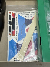Load image into Gallery viewer, Close-up of model decals for Revell BMW M1 Turbo radio-controlled car.

