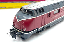 Load image into Gallery viewer, Side view of vintage Trix Express 2260 H0 diesel locomotive
