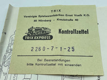 Load image into Gallery viewer, Underside view of vintage Trix Express 2260 H0 locomotive
