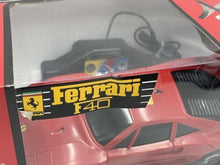 Load image into Gallery viewer, Close-up of Ferrari F40 Filoguidata model car showcasing the interior details.
