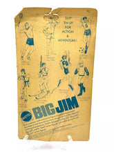 Load image into Gallery viewer, Back of Big Jim Mattel Kung Fu packaging with artwork.
