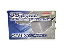 Load image into Gallery viewer, Front view of vintage Nintendo Game Boy Advance AC-DC Adapter Set in original packaging
