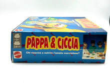Load image into Gallery viewer, Side view of vintage game cards from Pappa e Ciccia by Mattel
