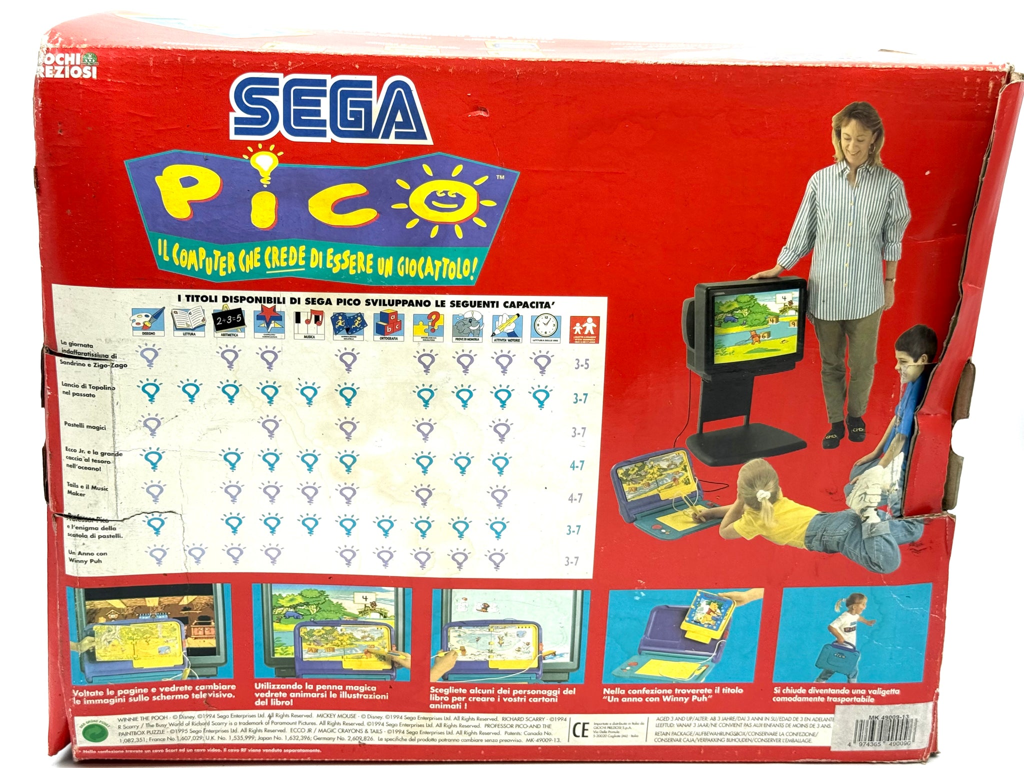 SEGA Pico 教育ゲーム 5本セット SEGA Pico Educational Console 1990s Vintage Gaming System