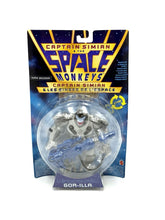 Load image into Gallery viewer, Front view of the sealed Captain Simian GOR-ILLA action figure in original packaging.
