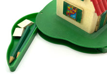 Load image into Gallery viewer, Detail view of Il Mulino delle Meraviglie toy house with accessories.
