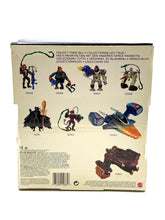 Load image into Gallery viewer, Back view of Gormongus action figure detailing product description and character features.

