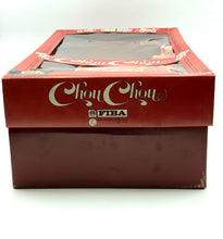 Load image into Gallery viewer, Front view of the red decorative box with ornate design.
