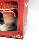 Load image into Gallery viewer, Close-up detail of the shoe on the doll's foot.

