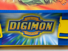 Load image into Gallery viewer, Close-up of the colorful Digimon logo design on the folder.
