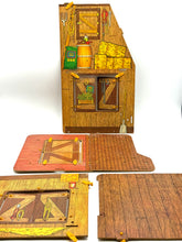 Carica l'immagine nel visualizzatore di Gallery, Close-up of barn detail in the Sunshine Family Farm playset highlighting wood texture
