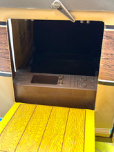 Load image into Gallery viewer, Close-up detail of the interior compartment of the Mattel Big Jim Sports Camper.
