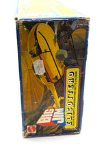 Load image into Gallery viewer, Packaging view of the yellow helicopter box with vintage graphics

