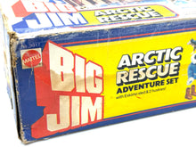 Load image into Gallery viewer, Packaging view of the 1973 Mattel Big Jim Arctic Rescue with vintage design
