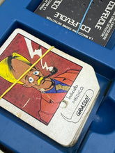 Load image into Gallery viewer, Detail close-up of Big Jim Crime Detector game cartridge with label text.
