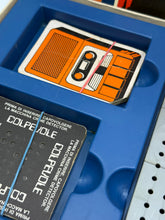 Load image into Gallery viewer, Detail close-up of Big Jim Crime Detector game cartridge with label text.
