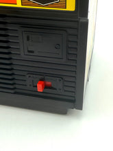 Load image into Gallery viewer, Detail close-up of the console back panel showing power switch and input ports.
