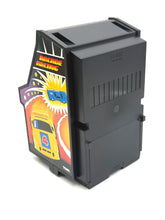 Load image into Gallery viewer, Side view of Tomy Arcade Racing Daring Driver with original box and parts.
