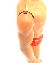 Load image into Gallery viewer, Close-up detail of Mattel Big Jim Karate action figure torso.
