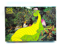 Load image into Gallery viewer, Official Disney Pete’s Dragon Puzzle box packaging featuring colorful dinosaur illustration.

