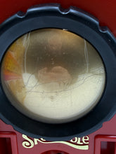 Carica l'immagine nel visualizzatore di Gallery, Close-up detail of Hasbro Skedoodle toy dial featuring a glass lens and circular shape.
