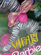 Carica l'immagine nel visualizzatore di Gallery, Front view of the packaging displaying Zebra Zizi with vibrant colors and Barbie branding.
