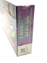 Load image into Gallery viewer, Side edge view of Frega la Strega box featuring brand logo and game title.
