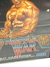 Load image into Gallery viewer, Close-up detail of Wrestle War game cover featuring a wrestler
