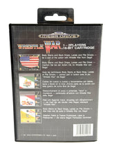 Load image into Gallery viewer, Packaging view of Wrestle War with text instructions and barcode
