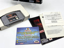 Load image into Gallery viewer, Detail view of Fighters Destiny game cartridge and included documents
