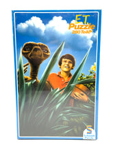 Load image into Gallery viewer, Vintage Waddingtons E.T. &amp; Elliott jigsaw puzzle front view, sealed packaging.
