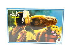 Load image into Gallery viewer, Vintage Waddingtons E.T. jigsaw puzzle front view, sealed packaging with ET &amp; Gertie image.
