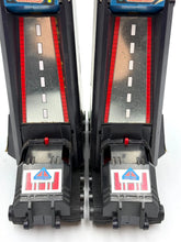 Load image into Gallery viewer, Close-up of the robot feet with detailed design and sticker labels.
