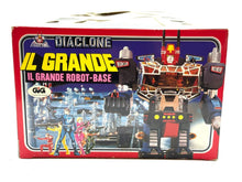 Load image into Gallery viewer, Packaging view of Diaclone Robot Base GiG with handle and title text.

