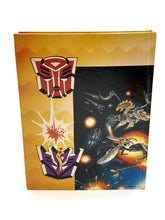 Load image into Gallery viewer, Transformers Italian diary – back cover with faction symbols
