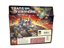 Load image into Gallery viewer, Transformers Scattershot C-86 – back view of box with battle artwork
