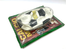 Load image into Gallery viewer, Close-up detail of the Vintage Calcio Merlin sticker album featuring the soccer ball design.
