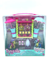 Carica l'immagine nel visualizzatore di Gallery, My Little Pony Ponyville Rain Or Shine playset packaging with colorful graphics and handle.
