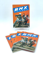 Load image into Gallery viewer, Vintage BMX notebook front view showcasing bold title and action shots.
