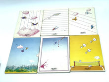 Carica l'immagine nel visualizzatore di Gallery, Merito Toghy-Fuzzy notebook set featuring various colorful outdoor-themed illustrations.
