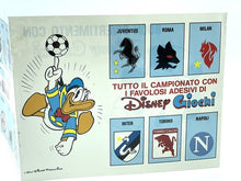 Carica l'immagine nel visualizzatore di Gallery, Vintage Disney character stickers in packaging, highlighting various character designs with text labels on a solid blue ba…
