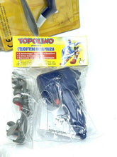 Load image into Gallery viewer, Front view of the Vintage Mickey Mouse toy helicopter in plastic packaging.
