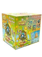Carica l'immagine nel visualizzatore di Gallery, Detail view of the colorful box for Hamtaro Circus set showing multiple sides and graphics.
