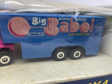 Carica l'immagine nel visualizzatore di Gallery, Side view of the blue trailer featuring logo design and text details.

