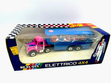 Carica l'immagine nel visualizzatore di Gallery, Vintage Perfetti Brooklyn Big Babol truck packaging with transparent design and checkered pattern.
