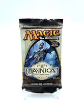 Carica l'immagine nel visualizzatore di Gallery, Front view of the sealed Magic the Gathering Ravnica: City of Guilds booster pack with graphic design.
