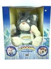 Carica l'immagine nel visualizzatore di Gallery, Vintage Galoob plush toy in window box packaging, featuring gray, white, and blue colors.
