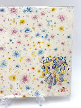 Carica l'immagine nel visualizzatore di Gallery, 1980 CANDY CANDY Fabbri Felicita detail of colorful patterned fabric with floral design.
