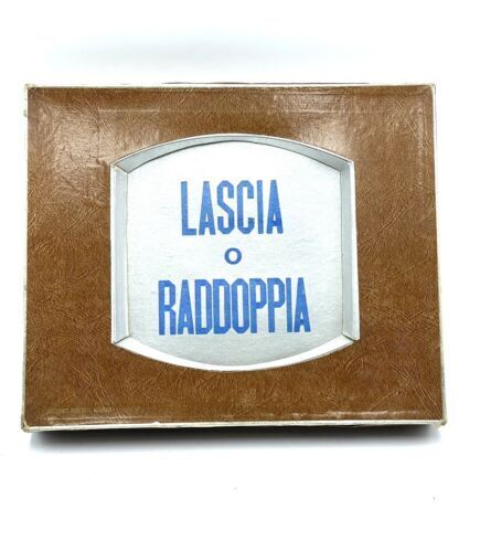 Scatola originale del gioco Lascia o Raddoppia anni '50

